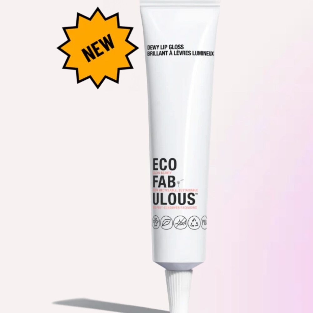 Ecofabulous Dewy Lip Gloss, H-2-OH